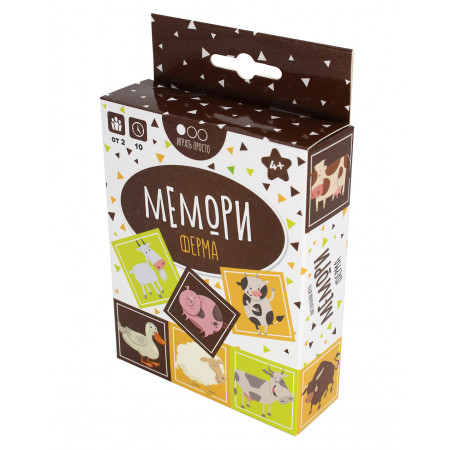 Настольная игра MURAVEY GAMES ТК008 Мемори Ферма