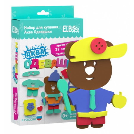 Набор EL BASCO 08-002 Аква Одевашка Мишка