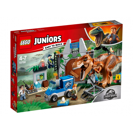 Конструктор LEGO 10758 Juniors Jurassic World Побег Ти-Рекса