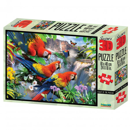Стерео пазл PRIME 3D 10003 Полёт ара