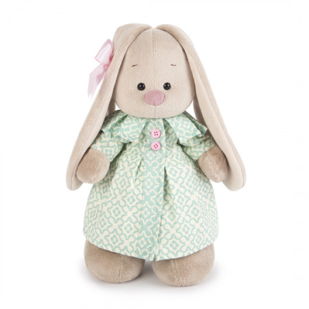 Мягкая игрушка BUDI BASA StM-204 Зайка Ми в бирюзовом пальто (большая)