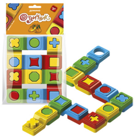 Конструктор БИПЛАНТ 12026 Домино "Отличник" (12 штук)