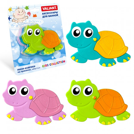 Набор VALIANT K6-3883 мини-коврики Черепашонок