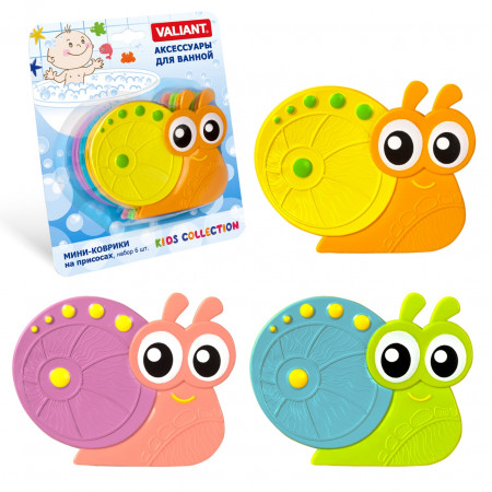 Набор VALIANT K6-3884 мини-коврики Улиточка