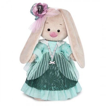 Мягкая игрушка BUDI BASA StS-274 Зайка Ми барышня в персидском зелёном 25см
