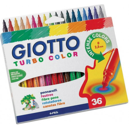 Фломастеры GIOTTO 071600 TURBO COLOR 36 цв