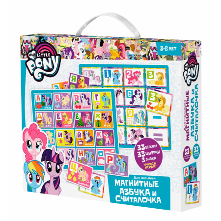 Набор ORIGAMI 03623 Пони Азбука+Считалочка магнитный