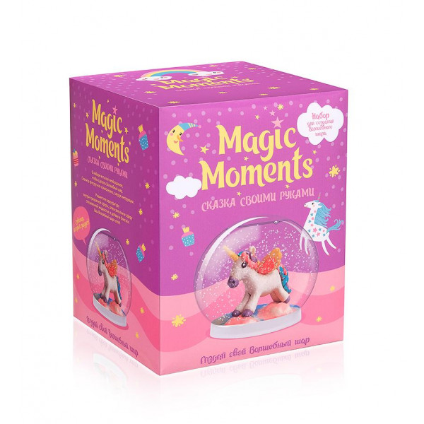 Набор для творчества MAGIC MOMENTS Волшебный шар Единорог mm-21