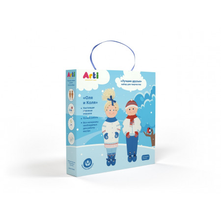 Набор для творчества ARTI Г000695 Лучшие друзья Оля и Коля