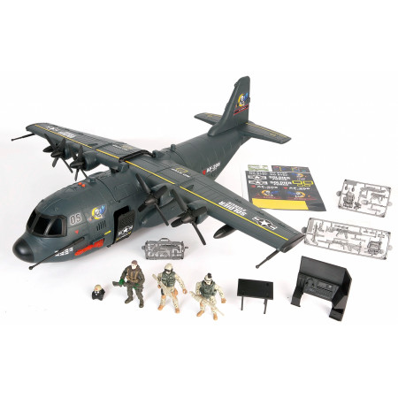 Игровой набор CHAP MEI 521015 Военно-транспортный самолёт (звук, свет)