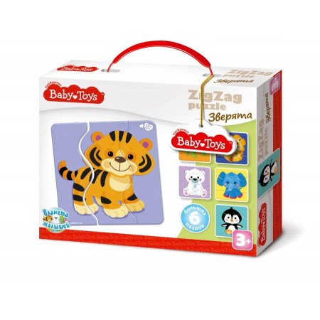 Пазл ДЕСЯТОЕ КОРОЛЕВСТВО 02501 Зверята