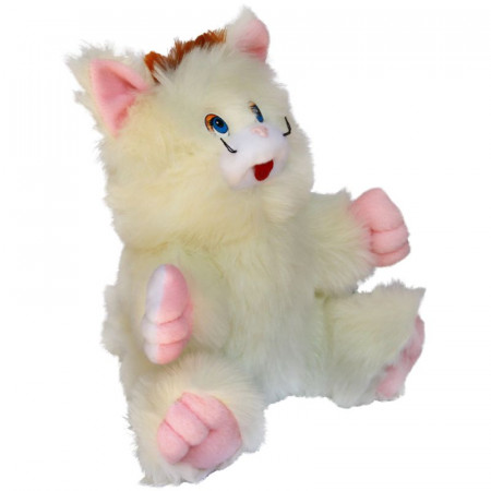 Мягкая игрушка Котик (М)С /35 см/, цвет Белый