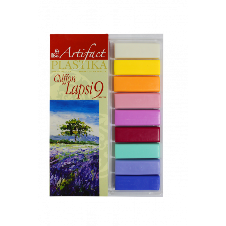 Набор для творчества ARTIFACT 7109-48 LAPSI SHIFFON 9 цветов с эффектом шифон