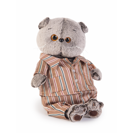 Мягкая игрушка BUDI BASA Ks30-065 Басик в шелковой пижамке 30 см