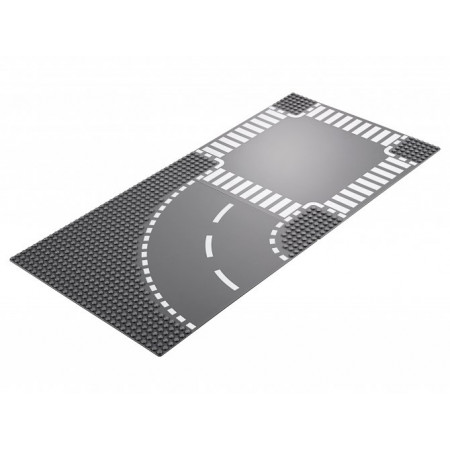 Конструктор LEGO City Supplementary Поворот и перекрёсток 60237