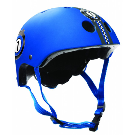 Шлем GLOBBER 500-001 PRINTED JUNIOR, XS/S, Синий