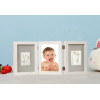 Набор ADORA Рамка тройная для фотографии и отпечатка (белая) NP064