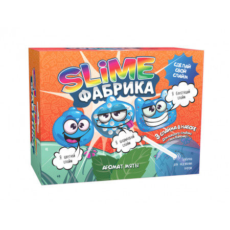 Набор для опытов ИННОВАЦИИ ДЛЯ ДЕТЕЙ 511 Фабрика слайма.Мята Набор для опытов ИННОВАЦИИ ДЛЯ ДЕТЕЙ 511 Фабрика слайма.Мята