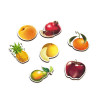 Овощи, фрукты, ягоды (дер.коробка)