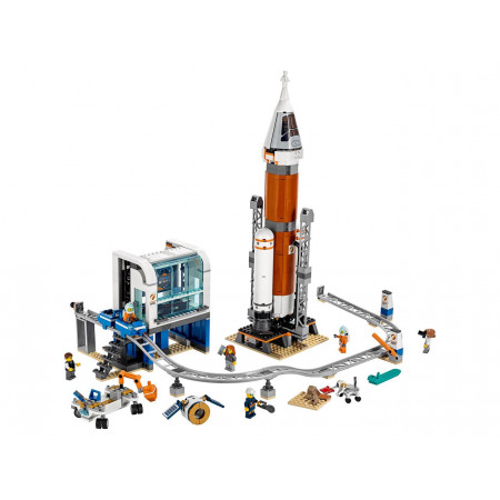 Конструктор LEGO 60228 City Space Port Ракета для запуска в далекий космос и пульт управления запуском