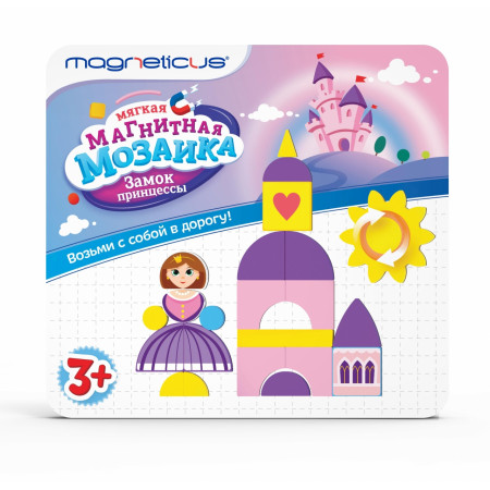 Мозаика магнитная MAGNETICUS MC-001 Замок принцессы