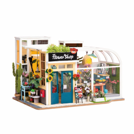 Румбокс ROBOTIME TD03W Цветочный магазин