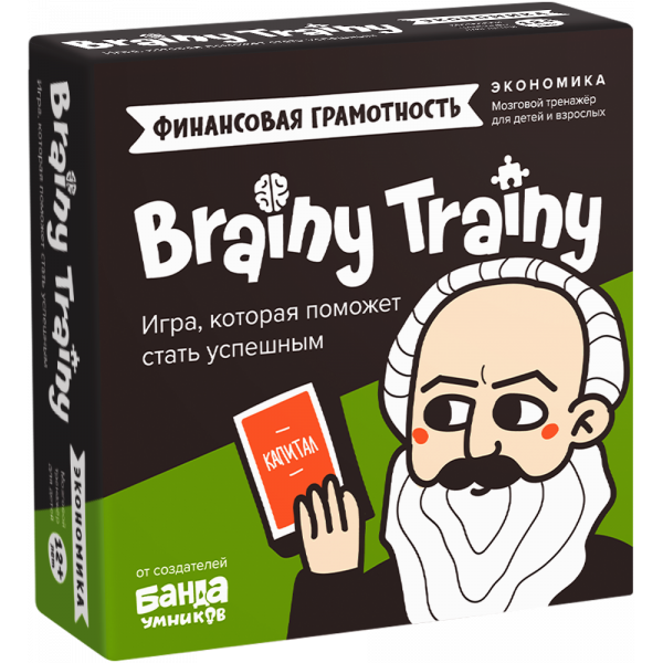 Игра-головоломка BRAINY TRAINY Финансовая грамотность (Экономика) УМ267