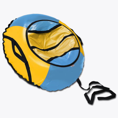 Тюбинг BELON FAMILIA Спорт голубой-желтый 100см СВ-003-Т1/НЕЗАБУДКА