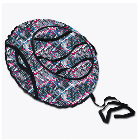 Тюбинг BELON FAMILIA Принт пиксели 85см СВ-004-ПИКСЕЛИ