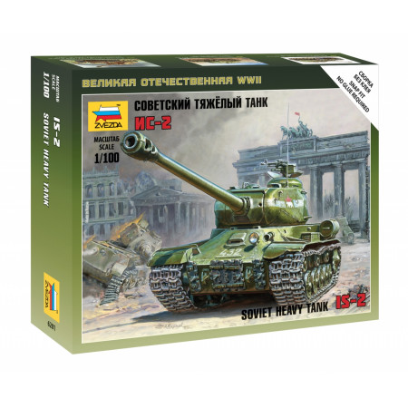 Сборная модель ZVEZDA Советский тяжелый танк ИС-2 6201