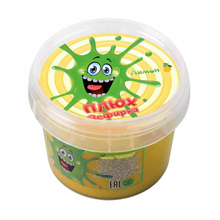 Слайм ПЛЮХ Зефирка Лимон,120 г 0014