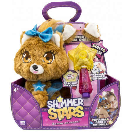 Мягкая игрушка SHIMMER STARS собачка Бабл S19302