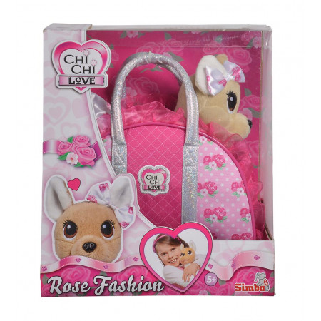 Мягкая игрушка CHI CHI LOVE Модная собачка с сумочкой 5893346