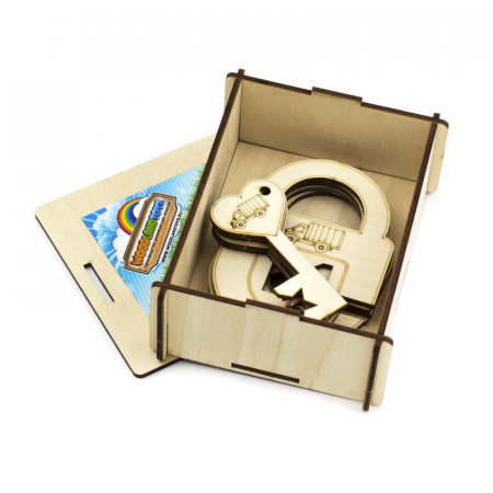 Обучающий набор WOODLAND Замочки и ключики 4 шт 063203