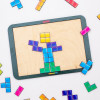 Логическая игра WOODLAND Тетрис большой цветная мозайка 065107