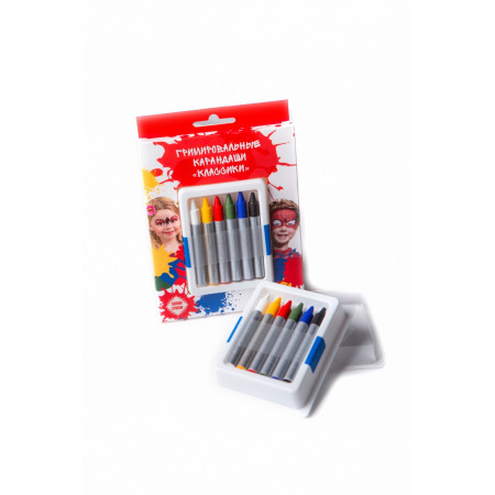 Аквагрим ФТКОСМЕТИК карандаши классики 6 цв. 020101