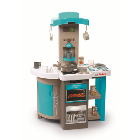 Игровой набор SMOBY кухня Tefal Opencook бирюзовая, 24 пр. 312201