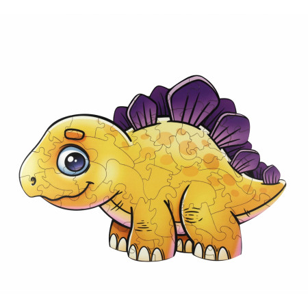 Деревянный пазл WOODLANDTOYS Динозаврик 55 дет. 147104