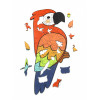 Пазл WOODLANDTOYS Попугай 147105