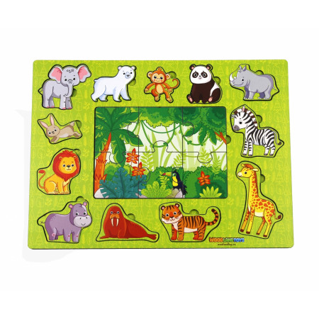 Рамка-вкладыш WOODLANDTOYS В лесу 144102