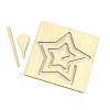 Обучающий набор WOODLANDTOYS Межполушарная доска Звезда 134106