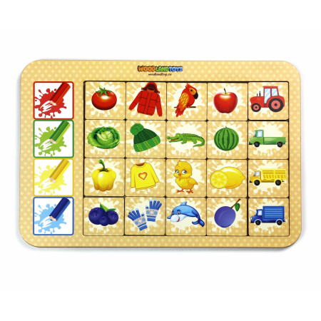 Рамка-вкладыш WOODLANDTOYS Ассоциации 4 093105