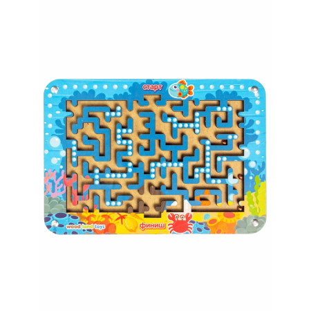 Лабиринт WOODLANDTOYS с шариками 018101