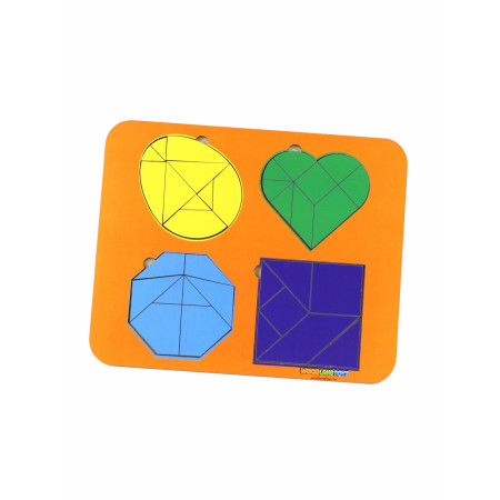 Набор WOODLANDTOYS Головоломка 4 шт. 3.0 83306