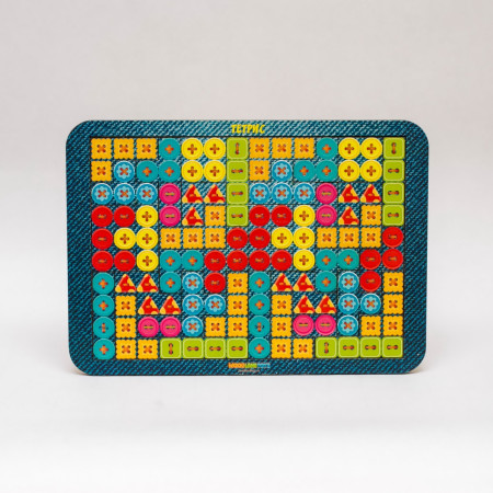 Логическая игра WOODLANDTOYS Тетрис большой Пуговки 65109