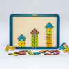Логическая игра WOODLANDTOYS Тетрис большой Пуговки 65109