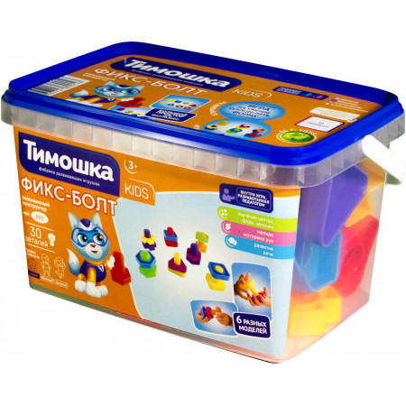 Конструктор ТИМОШКА Фикс-Болт 30 деталей 53