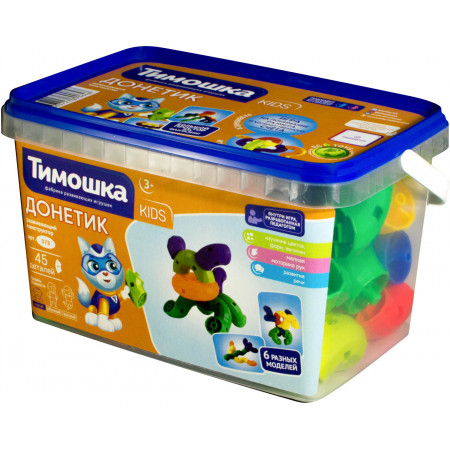 Конструктор ТИМОШКА Донетик 45 деталей 78
