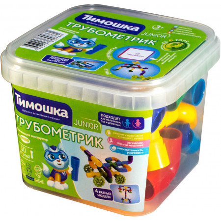 Конструктор ТИМОШКА Трубометрик 30 деталей М008