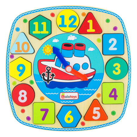 Рамка-вкладыш ALATOYS часики кораблик ЧС06